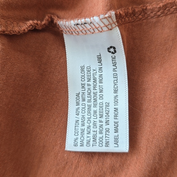 A New Day Women's Short Sleeve T-Shirt Size X-Small Burnt Orange Crew Neck - Picture 9 of 9